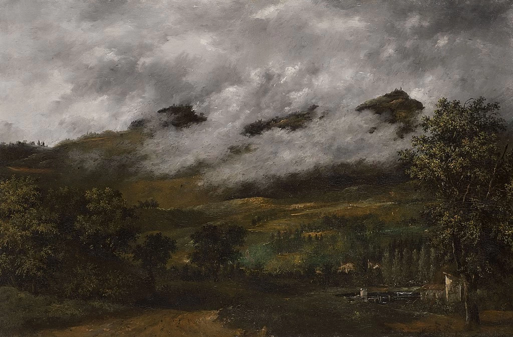 Alexandre Hyacinthe Dunouy - Paesaggio con nuvole sulle montagne, Italia, circa 1780, Fondation Custodia, Parigi